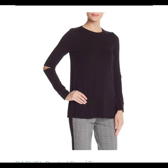 RACHEL Rachel Roy Sweaters - 🆕 RACHEL Rachel Roy Cutout Elbow Tunic Sweater in Black